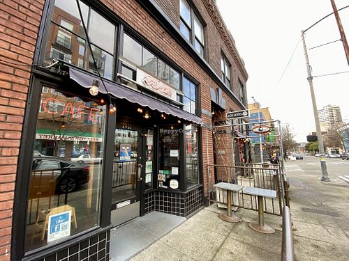 outside  at Cyclops in Seattle