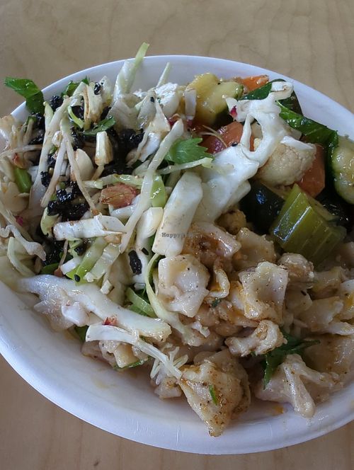 salad bowl $12 featuring manti at Kevabs in Brunswick