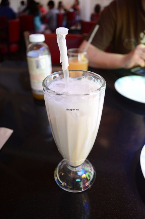 Creamy Fresh Taro drink - delicious! at Vegetarian House in San Jose