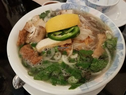 pho at Vegetarian House in San Jose