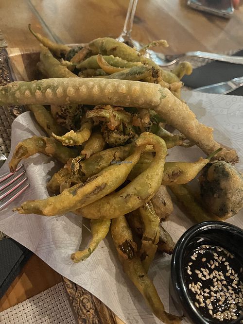 Tempura  at Copper Deli - Museo in Bilbao