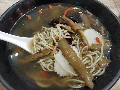 Herbal soup Ramen at Green Ba - Somerset in Central Singapore