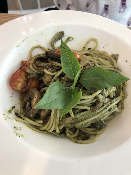 Al fungi pesto at Green Ba - Somerset in Central Singapore