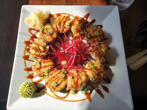 Vegan sushi  at Conola Grill and Sushi in Metairie