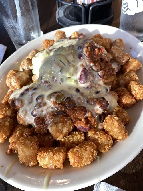 Impossible Tots😍 at The Lindenhurst Diner in Lindenhurst