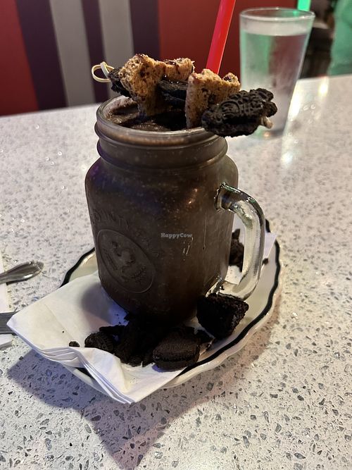 Vegan banana oreo shake   at The Lindenhurst Diner in Lindenhurst