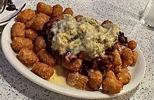 Vegan impossible tots 😍  at The Lindenhurst Diner in Lindenhurst