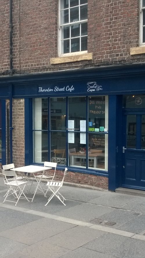 Outside at Thornton Street Cafe in Newcastle Upon Tyne
