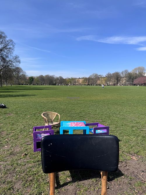 View at The Pavilion Cafe in Edinburgh