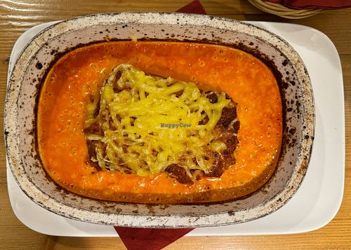 Vegan lasagna at Pizzeria Trattoria Sorrentino in Cologne