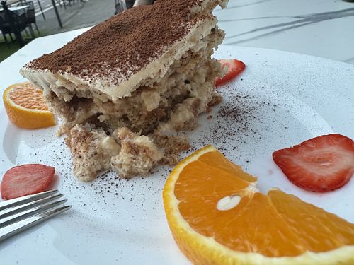 vegan dessert  at Pizzeria Trattoria Sorrentino in Cologne
