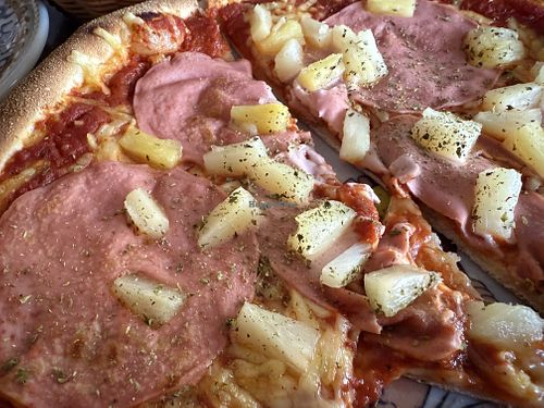 pizza vegan hawaii  at Pizzeria Trattoria Sorrentino in Cologne