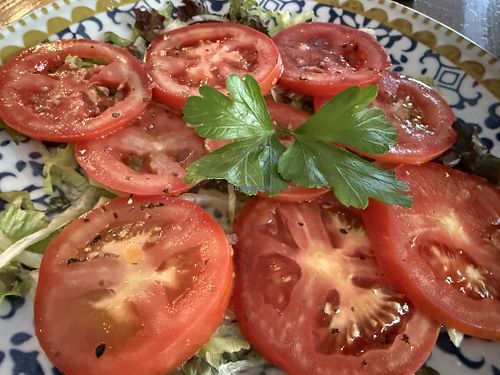 tomato salad  at Pizzeria Trattoria Sorrentino in Cologne