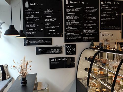 Menu at KALTPRESSE in Cologne