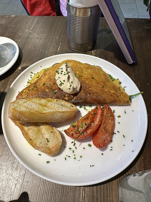 Omelet   at Eqvilibrivm Cafe in Barcelona