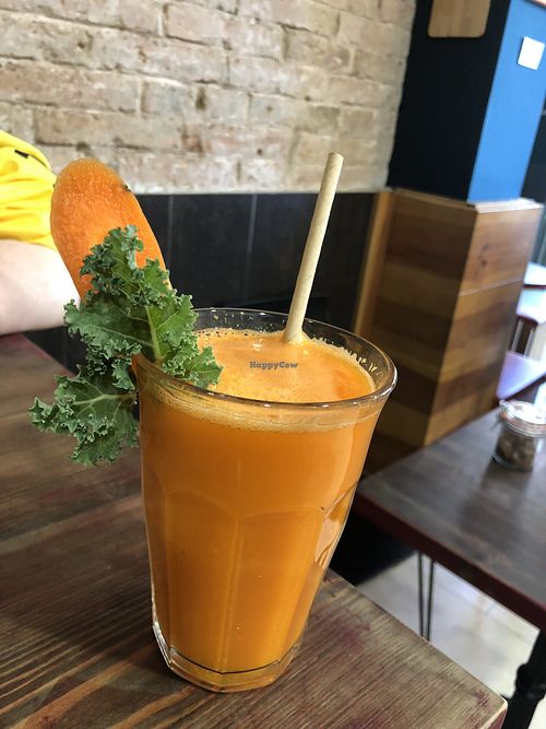 Orange Kickstart at Eqvilibrivm Cafe in Barcelona