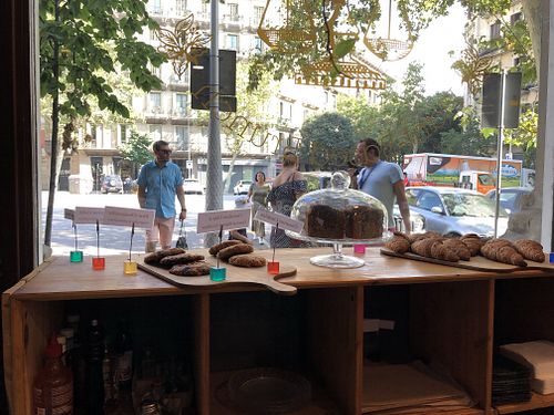 Baked goods at Eqvilibrivm Cafe in Barcelona