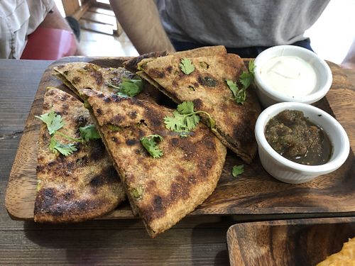 Indian breakfast at Eqvilibrivm Cafe in Barcelona