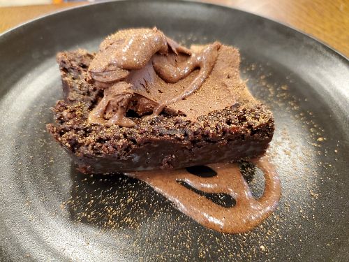 Peanut butter brownie at Kiss My Grass in South West London