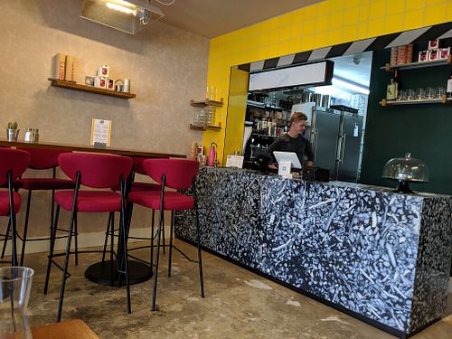 interior at Kiss My Grass in South West London