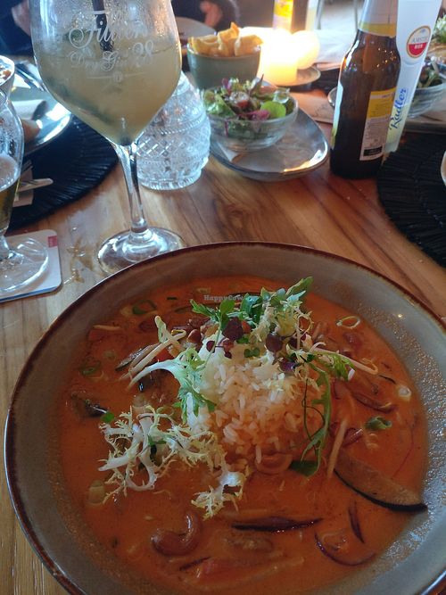 Curry at Strandpaviljoen SandCbar in Katwijk Aan Zee
