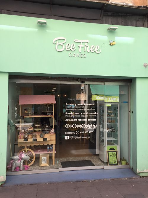 Front  at Bee Free Cakes in Barcelona