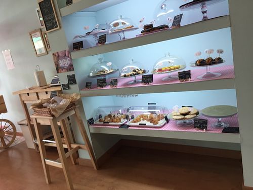 Shelves  at Bee Free Cakes in Barcelona