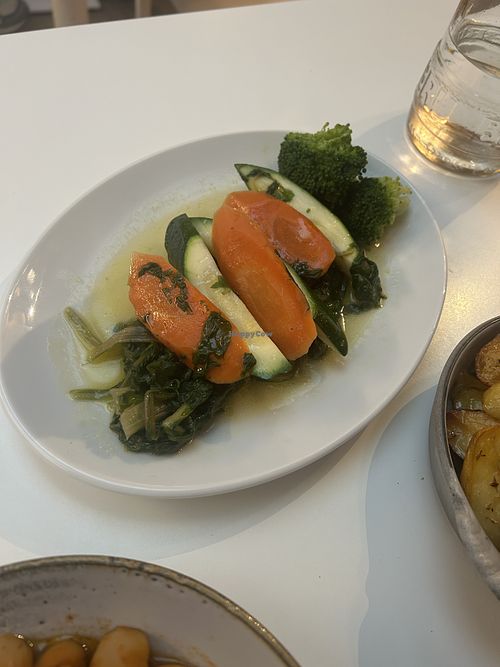 Seasonal vegetables   at Strofilia in Brussels