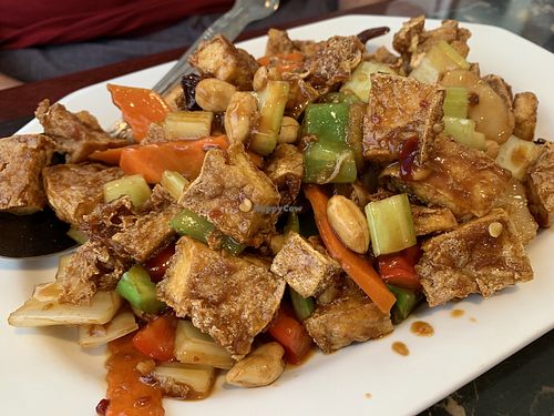 Kun pao tofu at Dynasty in Sequim