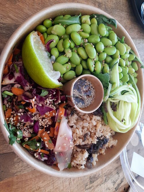 Asian Edamame Poke bowl at PLANT SHACK - Altea in Altea