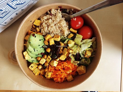 Vegan Buddha Bowl at Brick N' Brick in Strasbourg