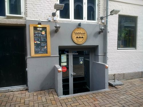 Store Front at Falafelhuset - Food Stand in Odense