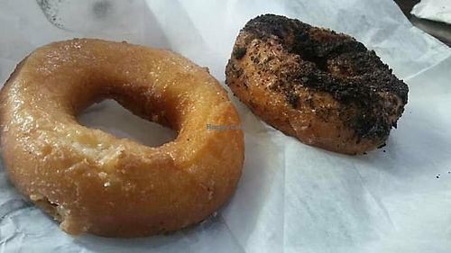 Glazed and oreo. at Holtman's Donut Shop in Cincinnati