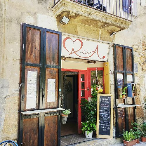 Outside restaurant at CReeA in Tarragona