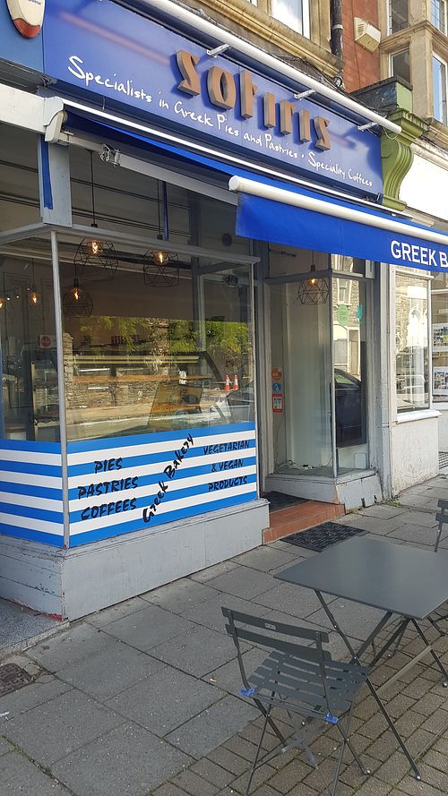 Exterior at Sotiris Bakery in Bristol