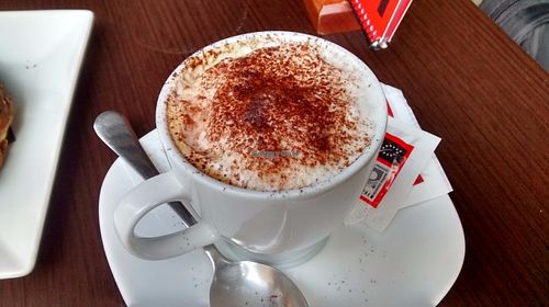 Cappuccino at B12 in Girona