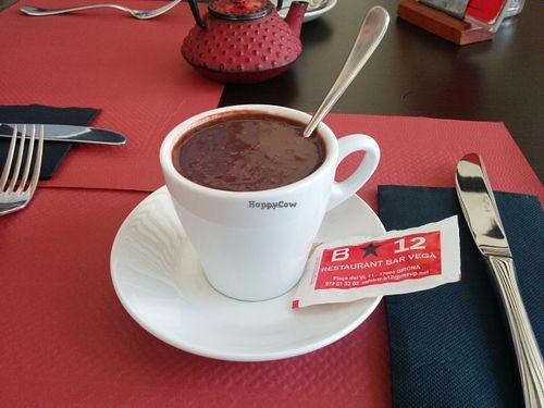 Hot chocolate at B12 in Girona