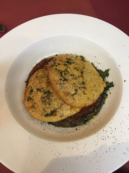 starter-polenta corn cake  at B12 in Girona