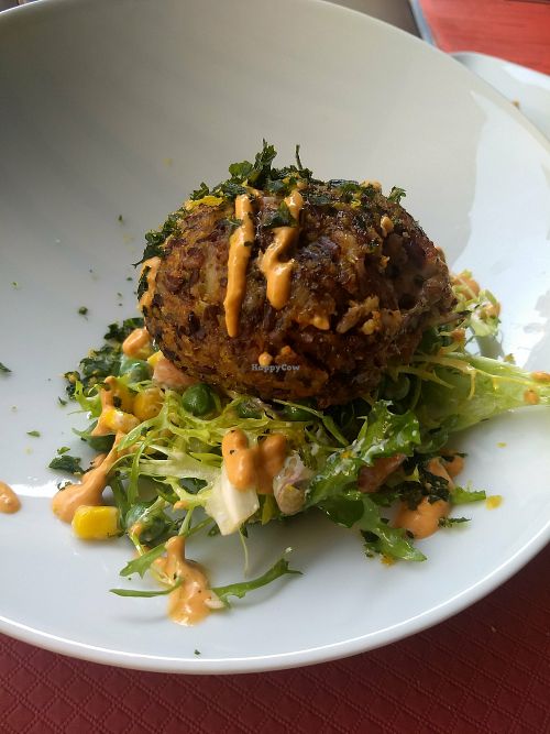 Wild rice ball at B12 in Girona