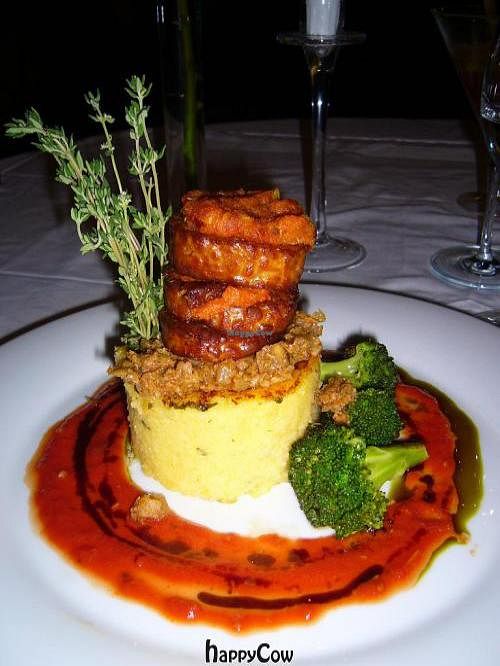 Polenta tower at La Mano Verde in Berlin