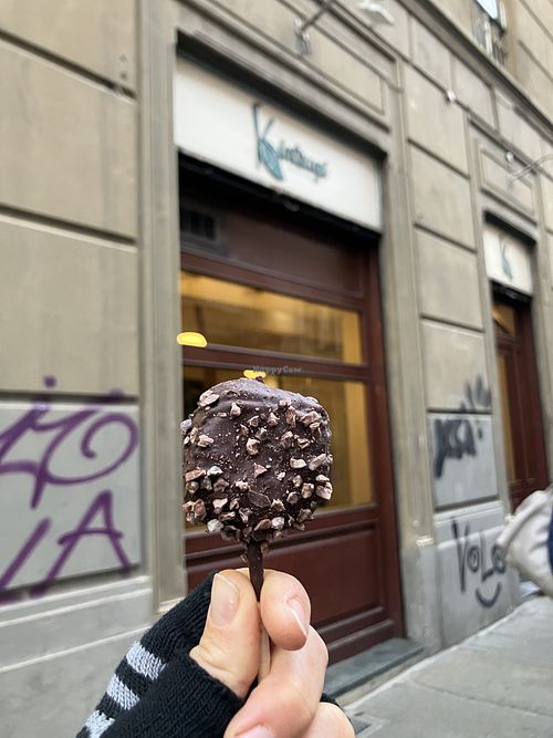 Chocolate peanut butter mochia  at Kintsugi in Turin