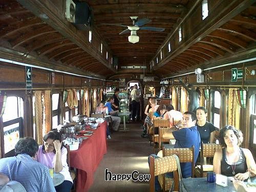 inside at Expreso Virgen de Guadalupe Cafe Cultural in Lima