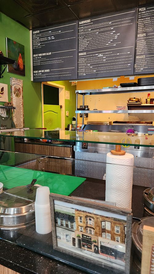 Inside at Eden Vegan Cafe in Scranton