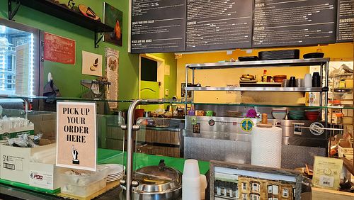 Inside at Eden Vegan Cafe in Scranton