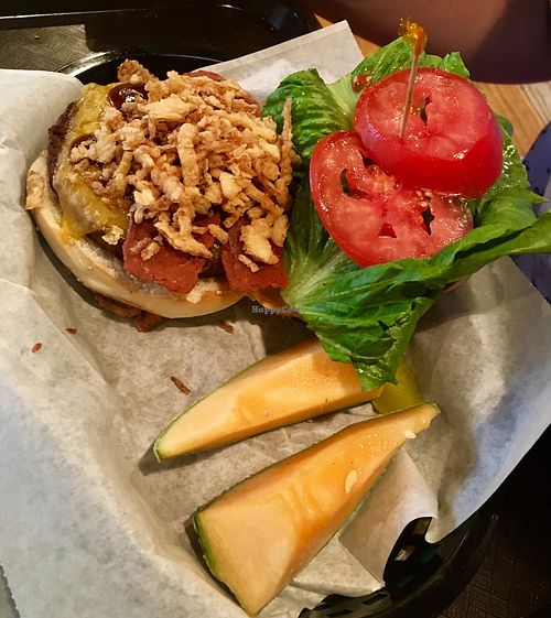 Wild Wild West Burger at Eden Vegan Cafe in Scranton