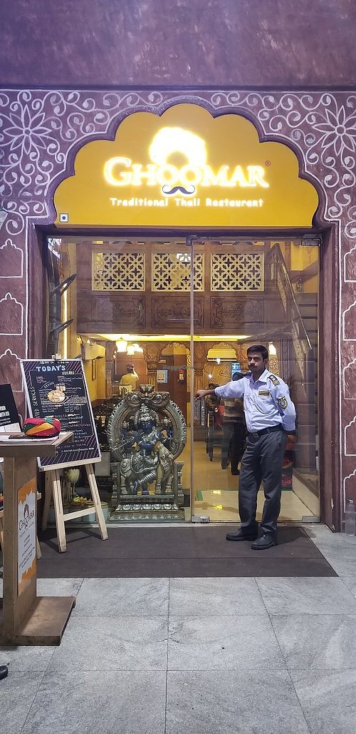 Outside at Ghoomar in New Delhi