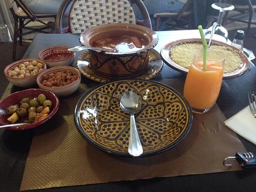 vegetarian couscous. Delicious. at Le Souk in Marseille