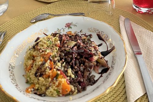 The salads  at Cailloce Gourmet in Auray