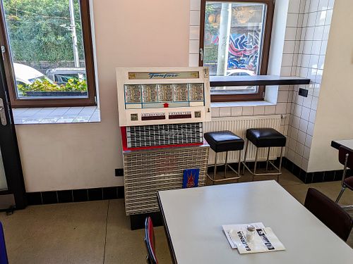 Inside of Eaternia at Eaternia in Prague