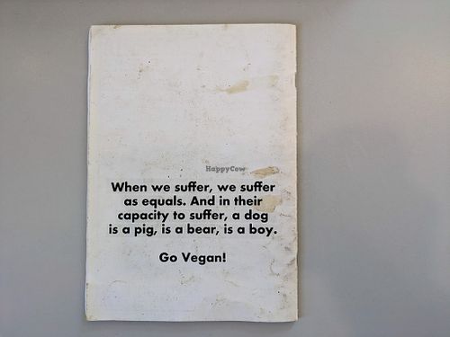 Page of Menu and Zine at Eaternia at Eaternia in Prague